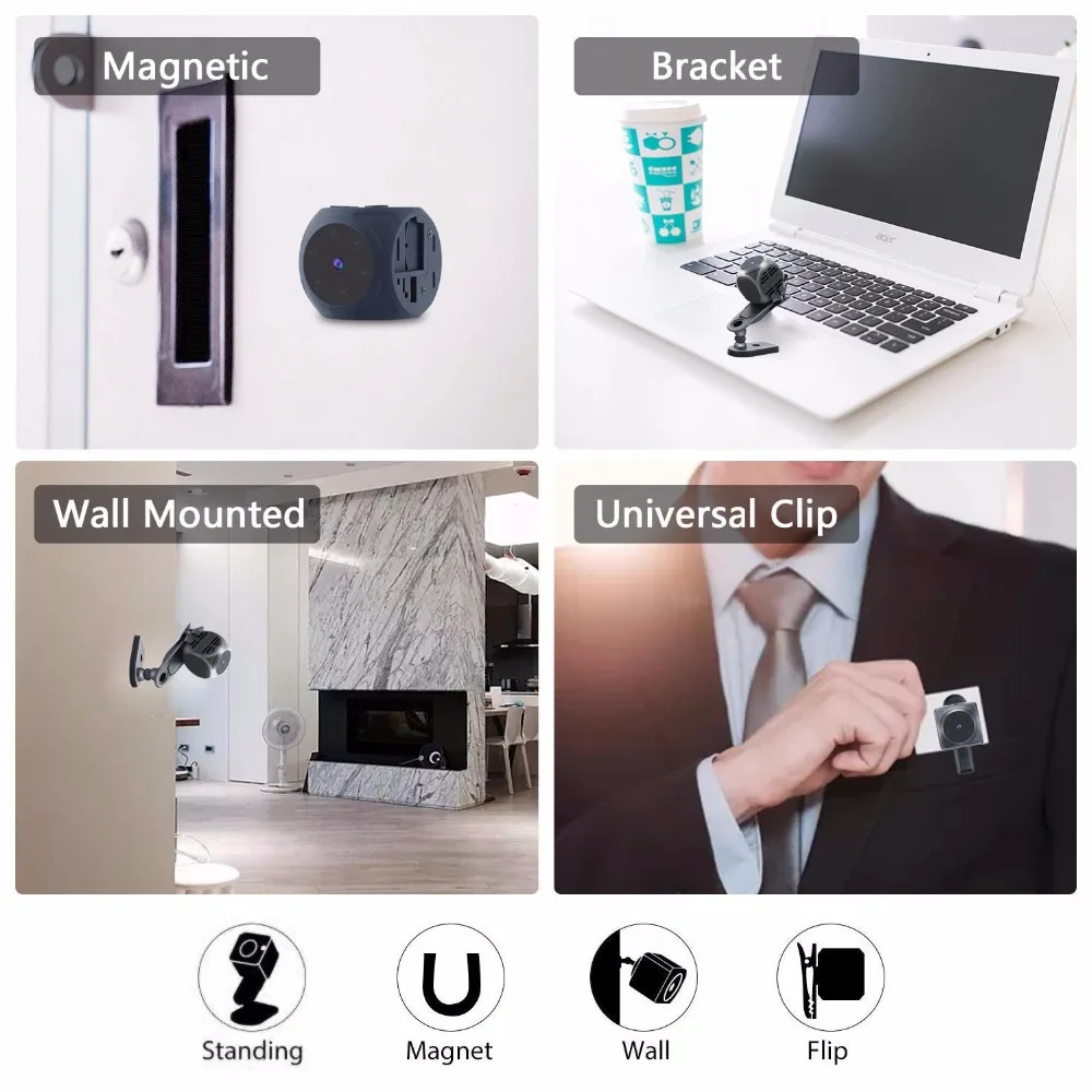 Мини-камера для тела, портатив – обзор и цена Home Security Hidden Cameras